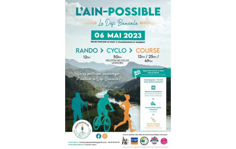 Défi &quot;L'Ain Possible&quot; - samedi 6/05